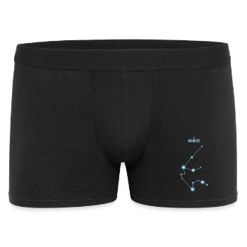 Signe du zodiaque Verseau, Constellation Bleu - Boxer Homme - noir - Devant