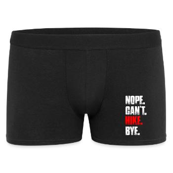Non, je ne peux pas randonner bye randonner montagne alpinisme - Boxer Homme - noir - Devant