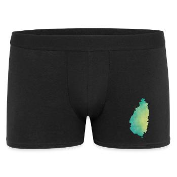 Saint Lucia - Men's Boxer Shorts - black - Front