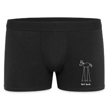 färt hoch, hochfahren, färt, Pferd auf Rädern - Männer Boxer Shorts - Schwarz - Vorne