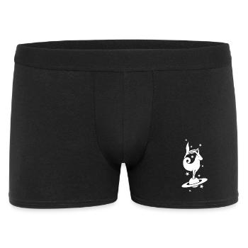 Steinbock Sternzeichen des Tierkreises - Männer Boxer Shorts - Schwarz - Vorne