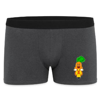 Carrot Scooter - Men's Boxer Shorts - charcoal grey - Front
