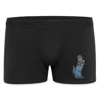 Otter Mechanic Wrench Workshop - Men's Boxer Shorts - black - Front