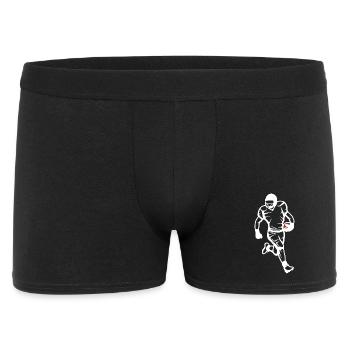 Dessin de footballeur - Boxer Homme - noir - Devant