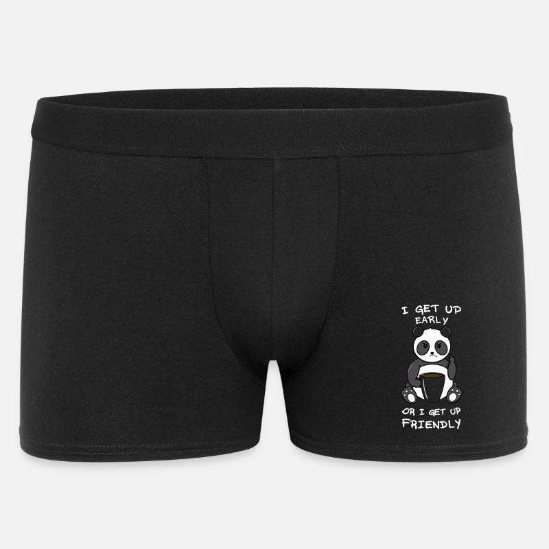 Early or friendly - Men's Boxer Shorts - black