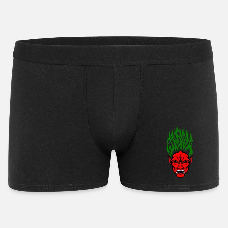 Stapooa Dämon Farbe - Männer Boxer Shorts - Schwarz