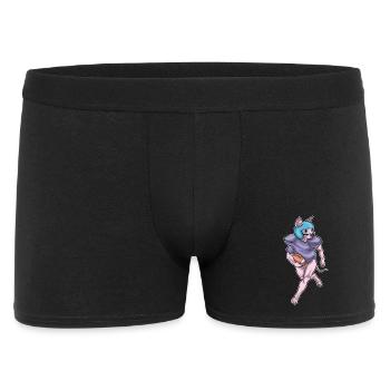 Sphynx Katze American Football Sport - Männer Boxer Shorts - Schwarz - Vorne