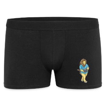 Lion Bowling Bowling Ball - Men's Boxer Shorts - black - Front