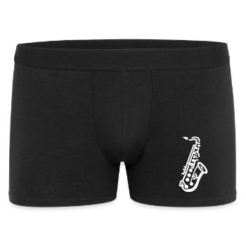 Saxophone Drawing - Men's Boxer Shorts - black - Front