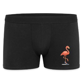 Drôle de flamant rose en talon haut - Boxer Homme - noir - Devant