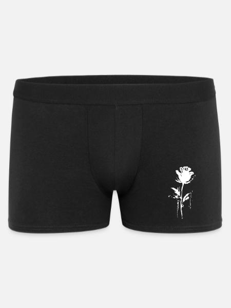 Rose splatter Urban Style - Men's Boxer Shorts - black