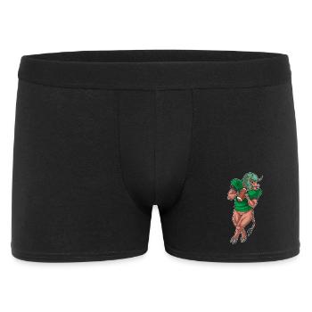 Taureau Sports de football américain - Boxer Homme - noir - Devant