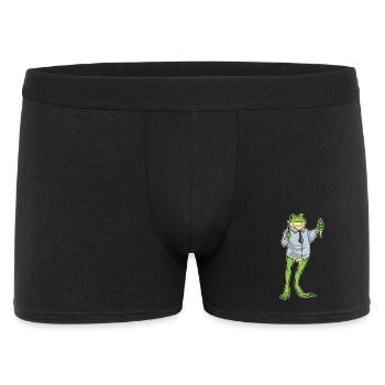 Frosch Chemie Lehrer Schule - Männer Boxer Shorts - Schwarz - Vorne