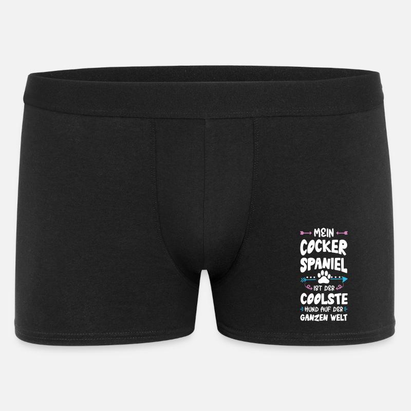 Cocker Spaniel Dog Saying - Men's Boxer Shorts - black