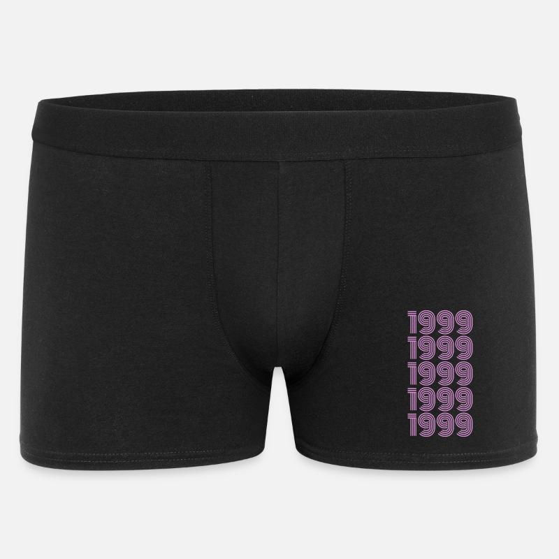 1999 - Männer Boxer Shorts - Schwarz