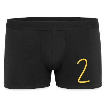 2 - Boxer Homme - noir - Devant