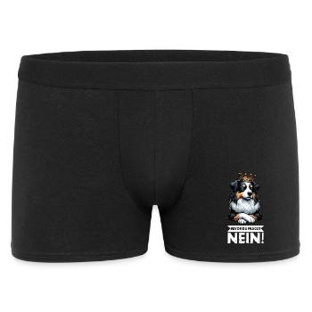 Avant que vous ne demandiez : Berger australien Aussie Aussie - Boxer Homme - noir - Devant
