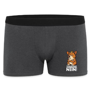 Before you ask: Corgi Corgi Welsh Corgi Corgi Dog - Men's Boxer Shorts - charcoal grey - Front