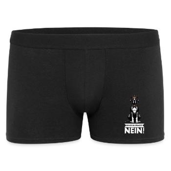 Avant que vous ne demandiez à la propriétaire de Dogue Allemand - Boxer Homme - noir - Devant