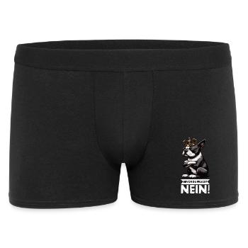 Avant de demander Boston Boston Boston Terrier Bostie Bosti - Boxer Homme - noir - Devant