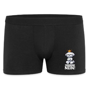 Avant que vous ne demandiez : No Malteser Malteserbesitzer - Boxer Homme - noir - Devant