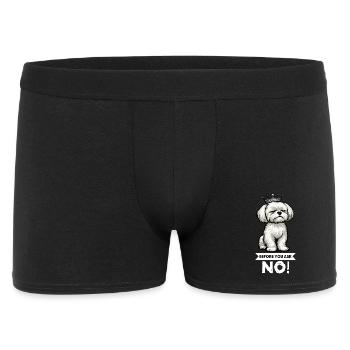 Avant de demander à Malteser Propriétaires Maltais Maltais - Boxer Homme - noir - Devant