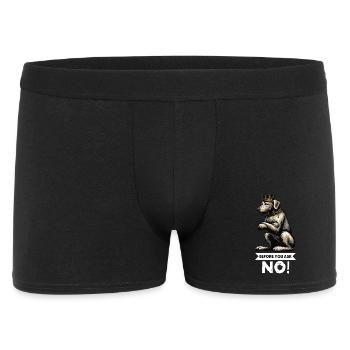 Before You Ask Irish Wolfhound Wolfhound Owner - Men's Boxer Shorts - black - Front
