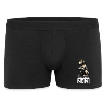 Avant que vous ne demandiez Pas de chien de loup irlandais Wolfhound - Boxer Homme - noir - Devant