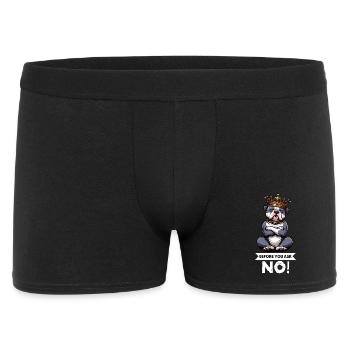 Before You Ask American Bully Bully Pit Bullys - Männer Boxer Shorts - Schwarz - Vorne