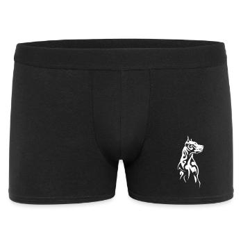 Tribal Dog Head - Men's Boxer Shorts - black - Front