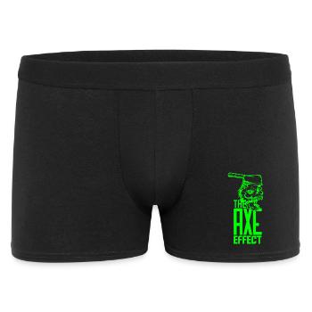 Crâne avec hache - Boxer Homme - noir - Devant