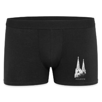 Cathédrale de Cologne Cologne Vintage Silhouette Cologne Skyline - Boxer Homme - noir - Devant