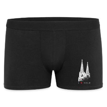 J’adore Cologne Cologne Skyline Cathédrale de Cologne Silhouette - Boxer Homme - noir - Devant