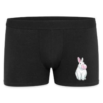 Rabbit Chewing Gum - Men's Boxer Shorts - black - Front