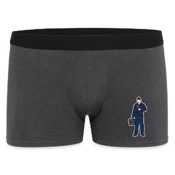 Garçon plombier - Boxer Homme - charbon - Devant