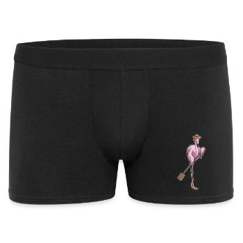 Pagaie au flamant rose - Boxer Homme - noir - Devant