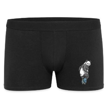 Panda Inline skating Inline skates - Men's Boxer Shorts - black - Front