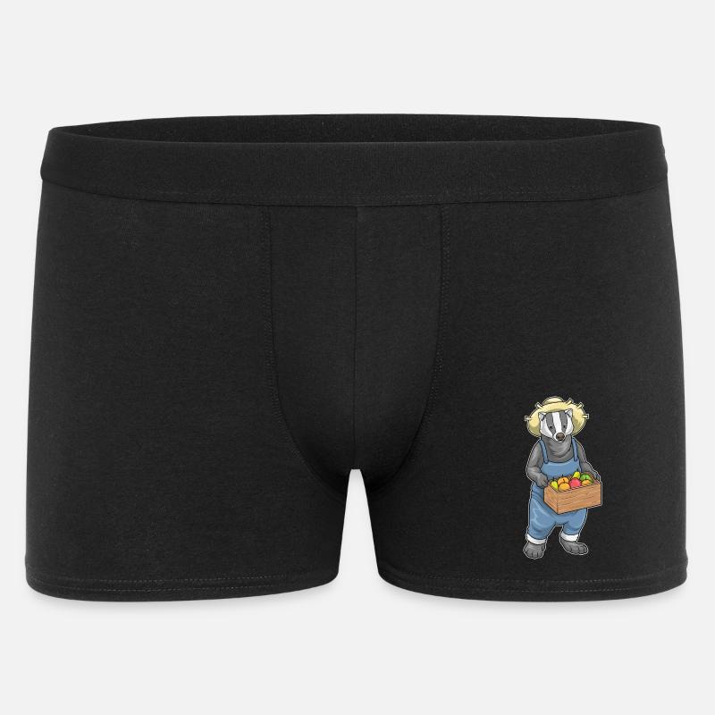 Badger Farmer Fruit - Boxer Homme - noir