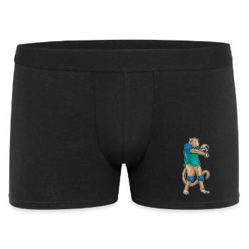 Monkey Volleyball Player Volleyball - Men's Boxer Shorts - black - Front