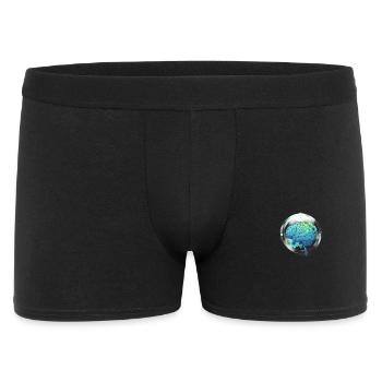 Cerveau bleu-vert : harmonie et vitalité mentale - Boxer Homme - noir - Devant