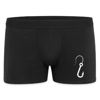 Hameçon pêche latine - Boxer Homme - noir - Devant