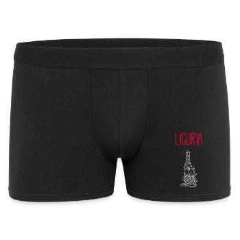 Illustration de vin et de fleurs de Ligurie - Boxer Homme - noir - Devant