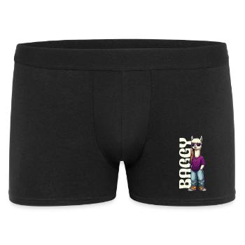 Alpaga baggy - Boxer Homme - noir - Devant