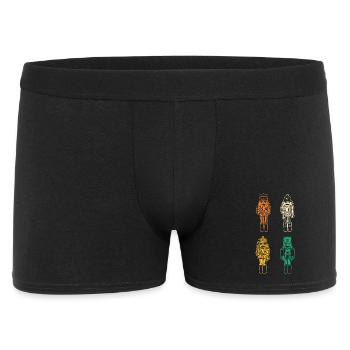 Weihnachtsmann Nussknacker Weihnachten - Männer Boxer Shorts - Schwarz - Vorne