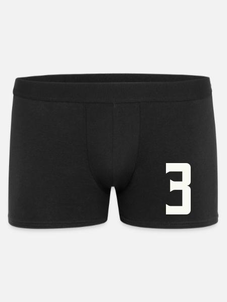3 - Men's Boxer Shorts - black