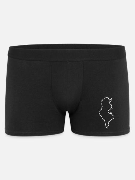 Country Contour Silhouette Print - Men's Boxer Shorts - black