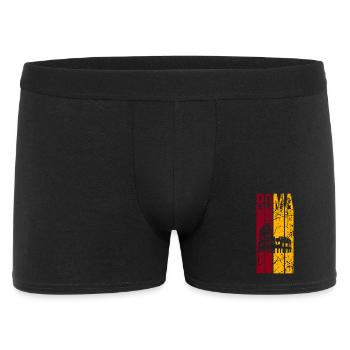 Rome t-shirt design grunge effet Roma Rom Rome - Boxer Homme - noir - Devant