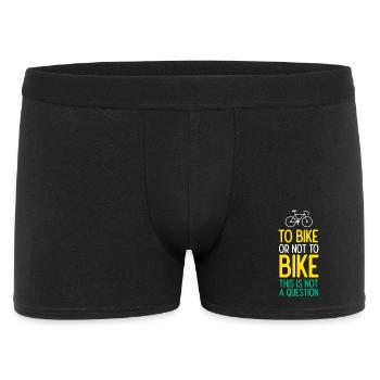 Faire du vélo ou ne pas faire du vélo. Ce n’est pas une question - Boxer Homme - noir - Devant