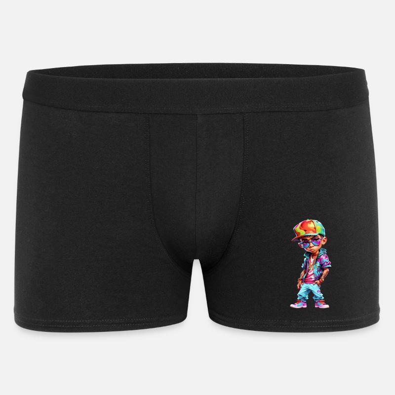 Cool Adolescent Garçon - Boxer Homme - noir
