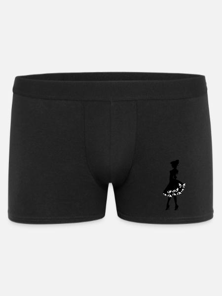 on black - Men's Boxer Shorts - black